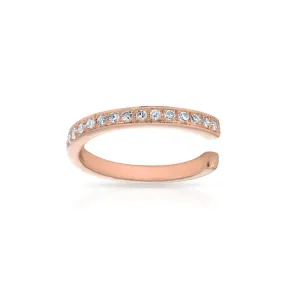 14KT Rose Gold Diamond Mia Ear Cuff