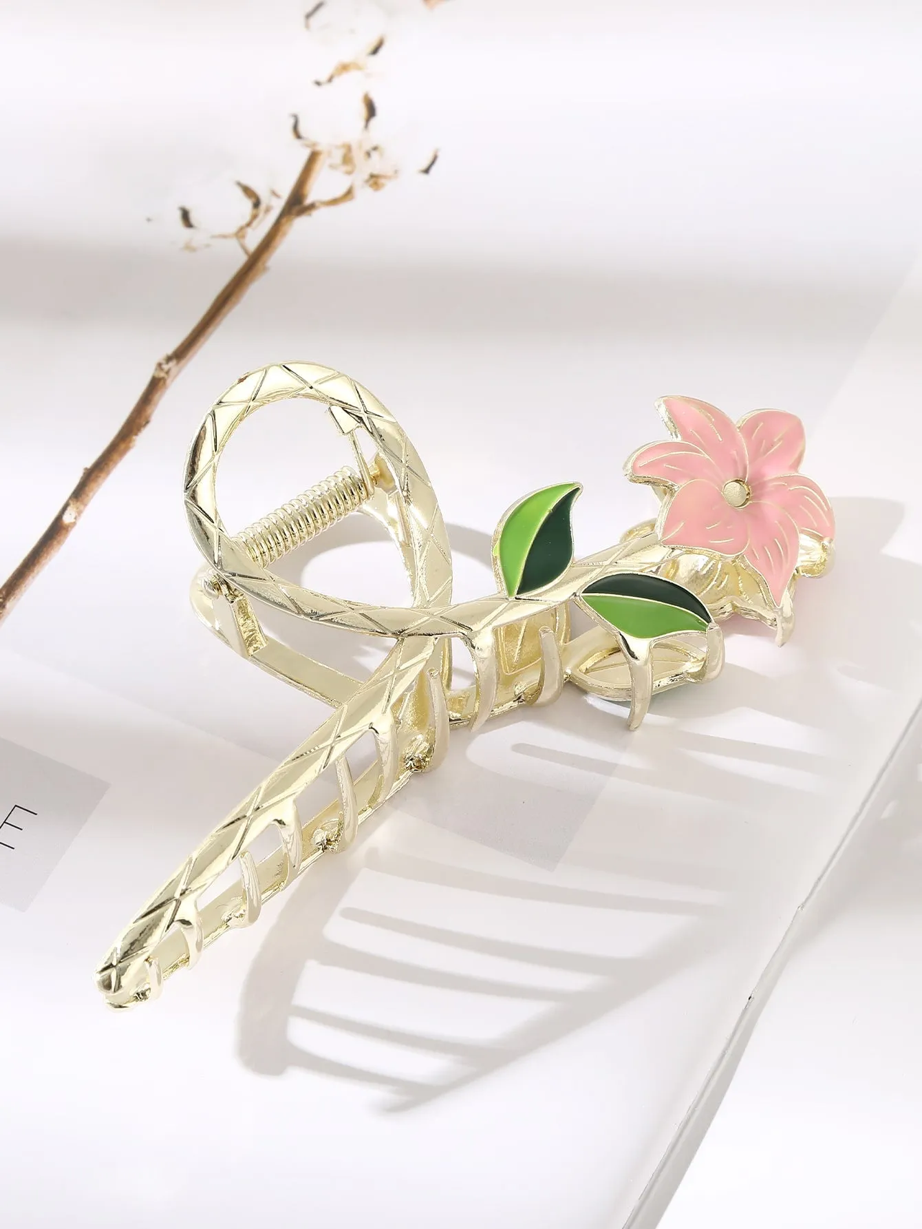 1pc Flower Design Hair Claw