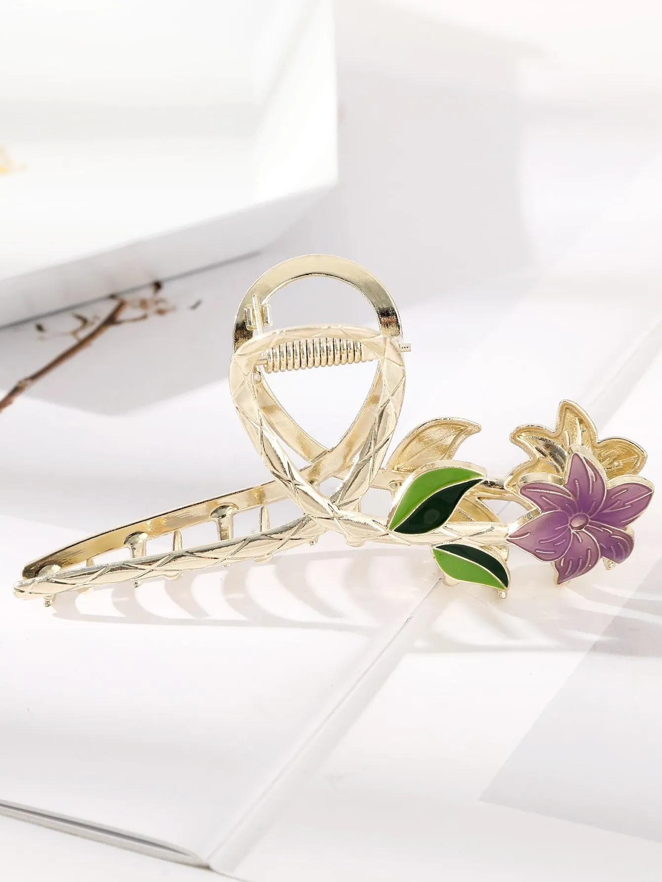 1pc Flower Design Hair Claw