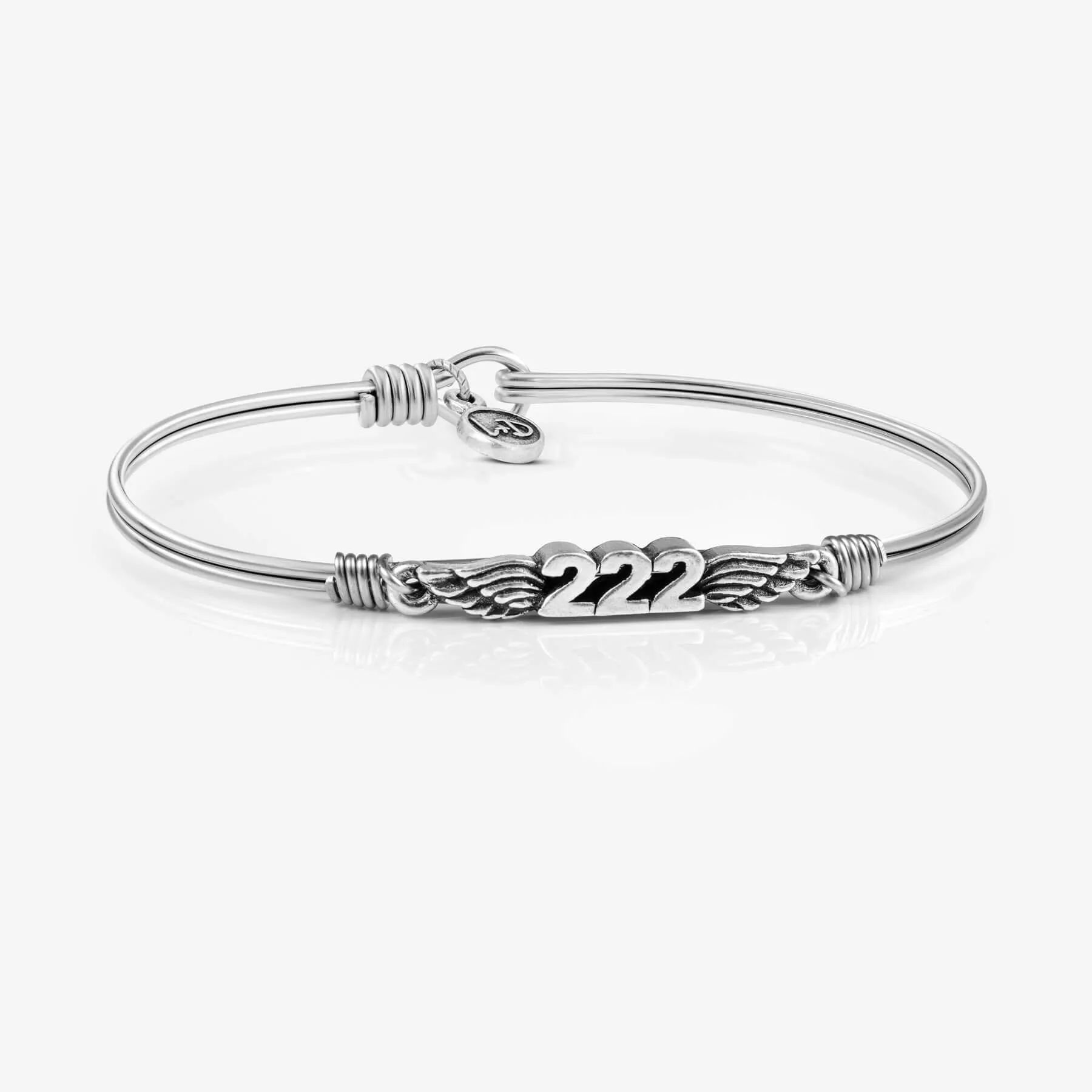 222-ANGEL NUMBERS BANGLE BRACELET