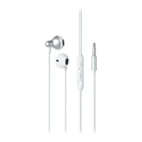 3.5mm Metal Half-in-ear Earphones (White)