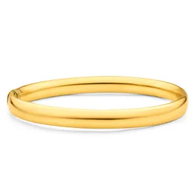 9ct Gold Bonded Silver 8mm Bangle