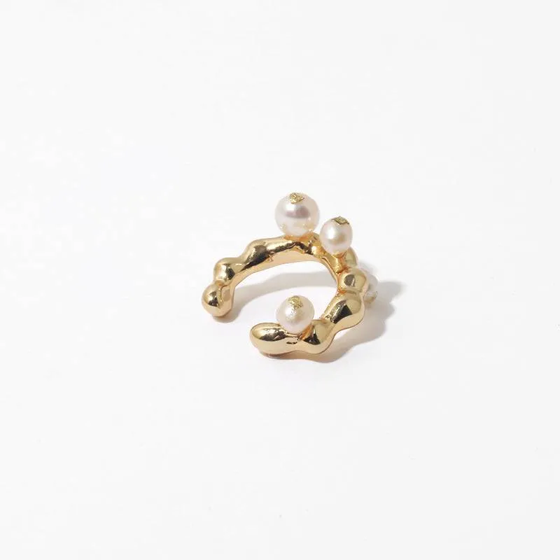 Amelia Gold Foil Single Ear Clip