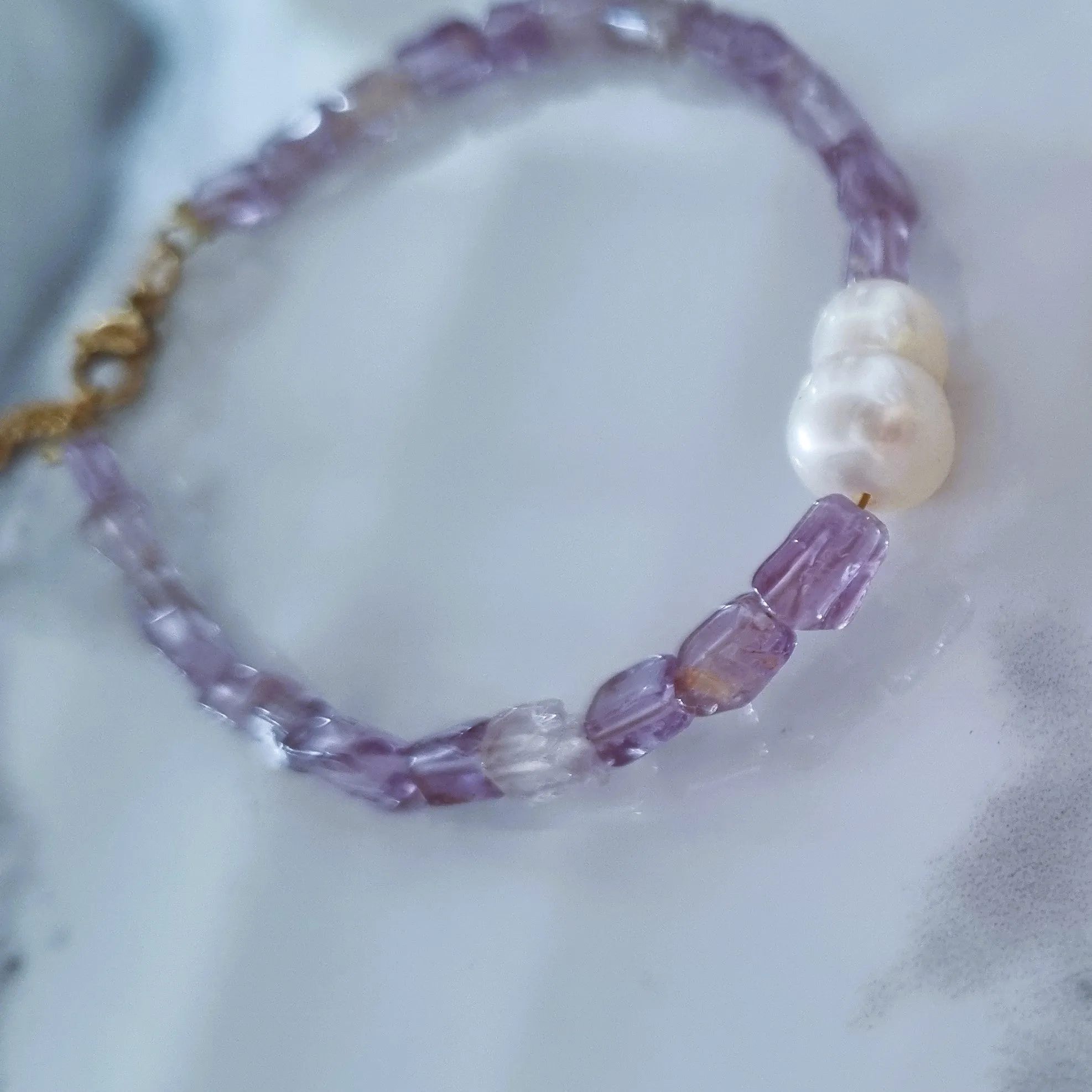 Amethyst bracelet