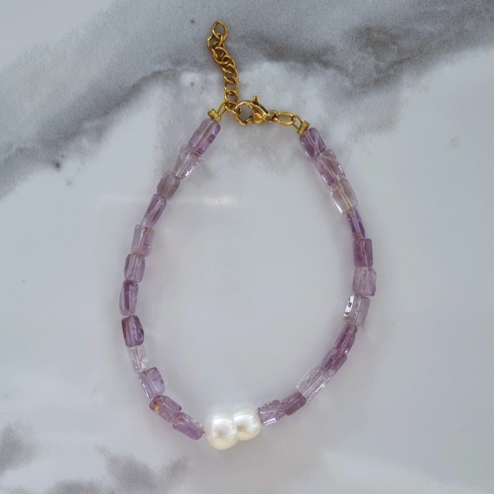 Amethyst bracelet