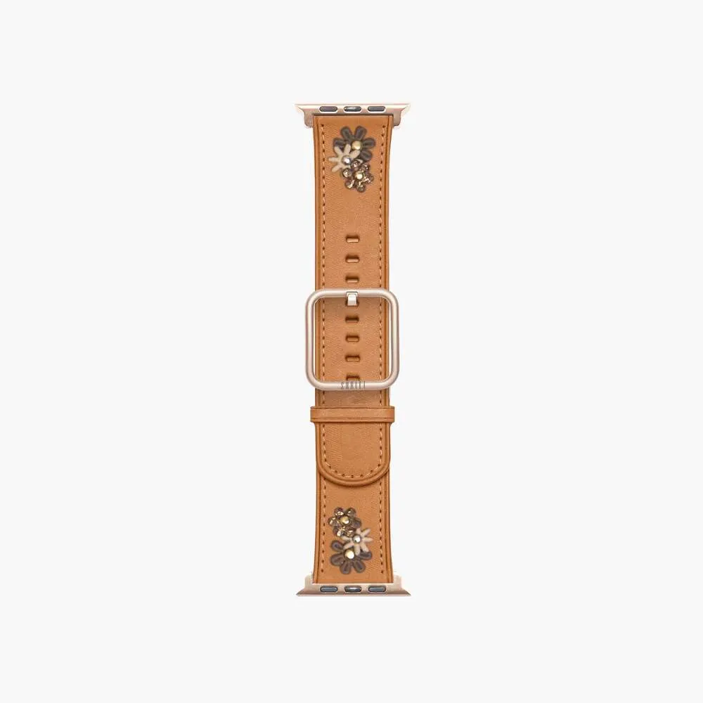 Apple Watch Daisy Saddle Brown