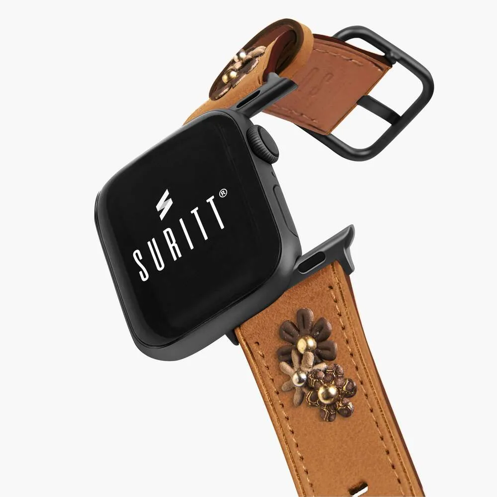 Apple Watch Daisy Saddle Brown