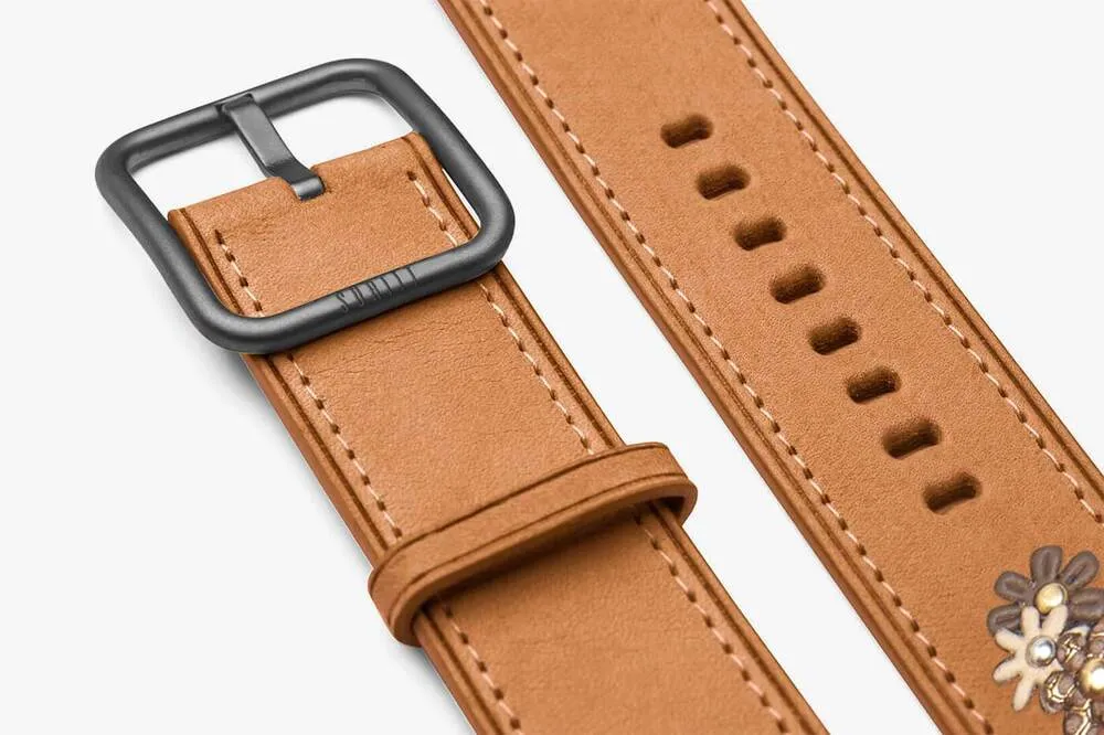 Apple Watch Daisy Saddle Brown