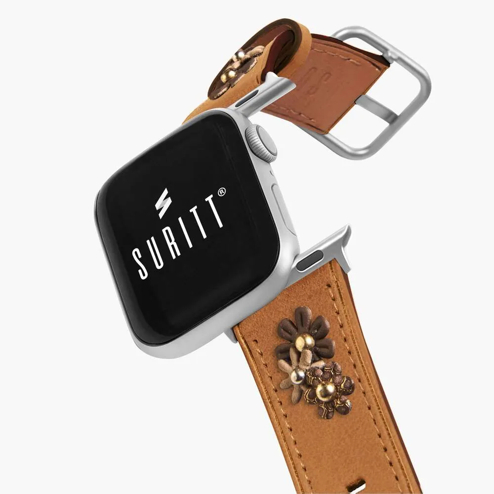 Apple Watch Daisy Saddle Brown