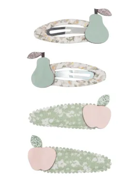 Apples & Pears Clic Clac Hair Clips