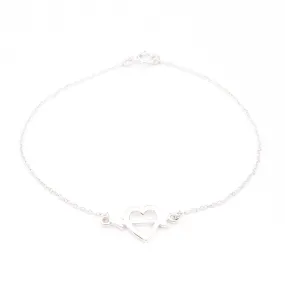 Arrowed Heart Bracelet