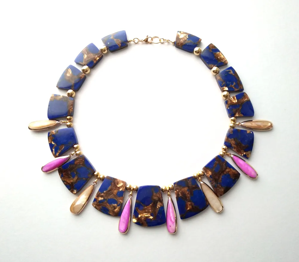 Azul Statement Necklace