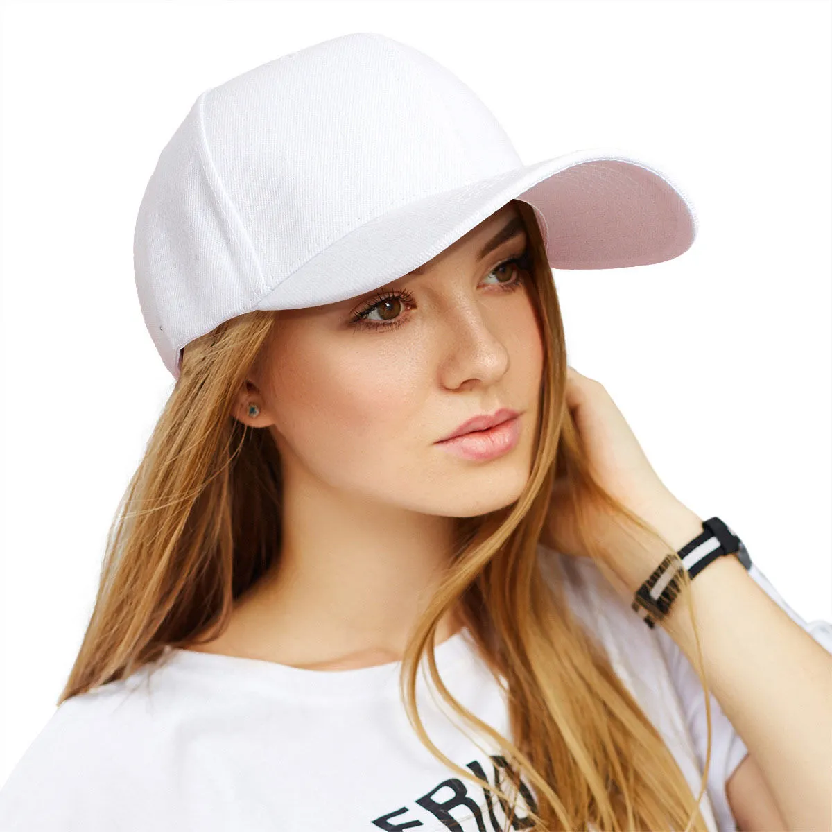 Bad Hair Days Baseball Cap - White