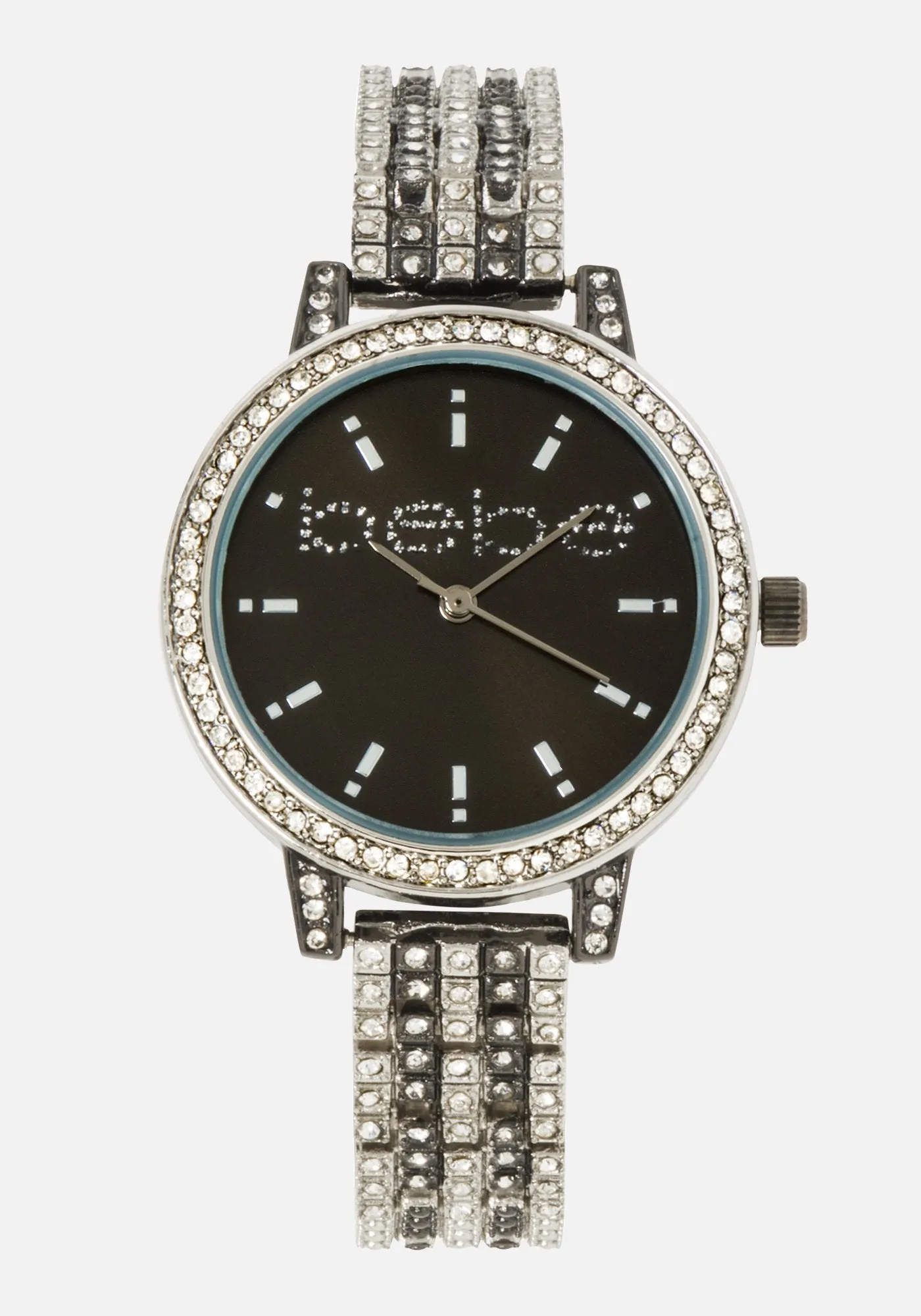 Bebe Crystal 2 Tone Watch