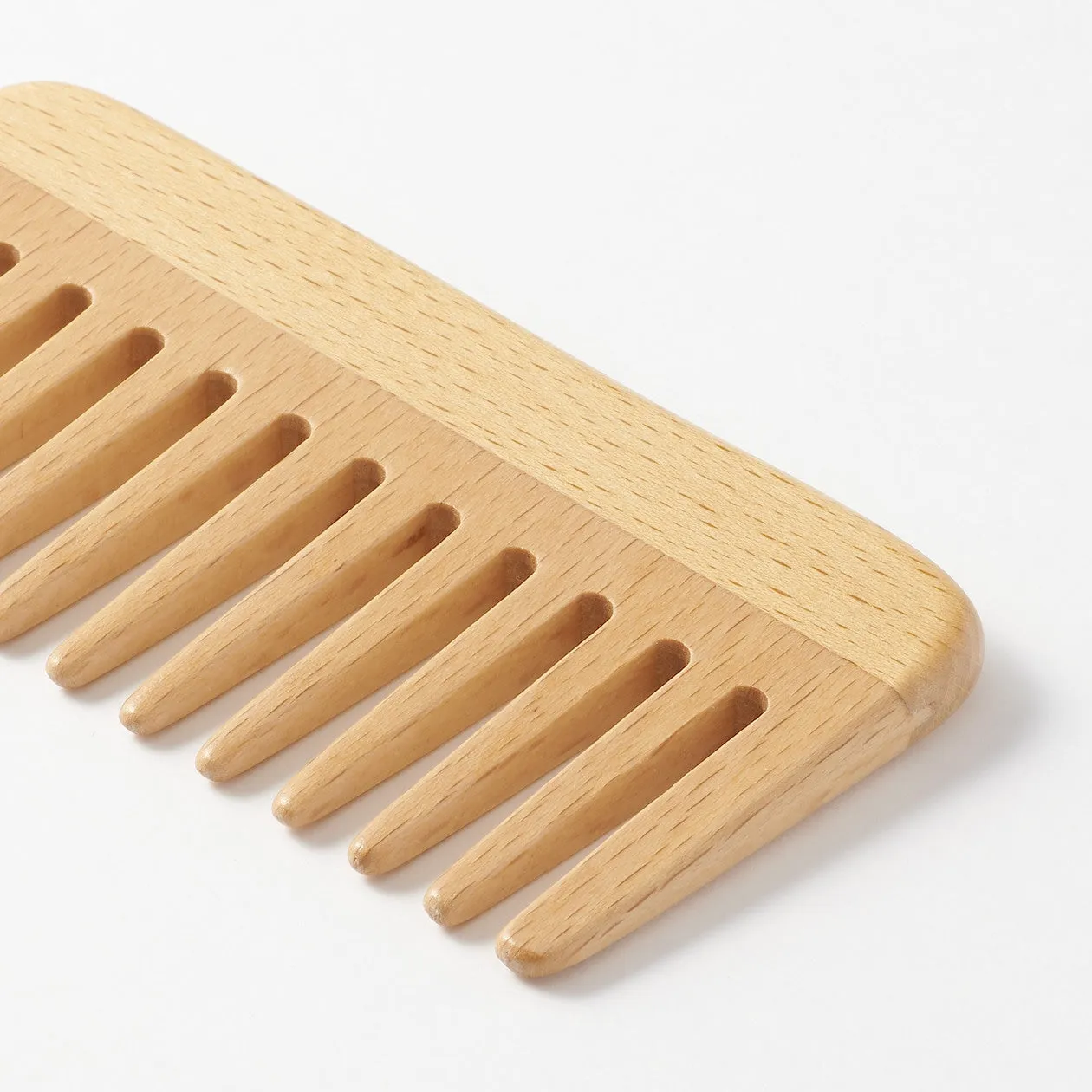 Beech Wood Wide Hair Comb