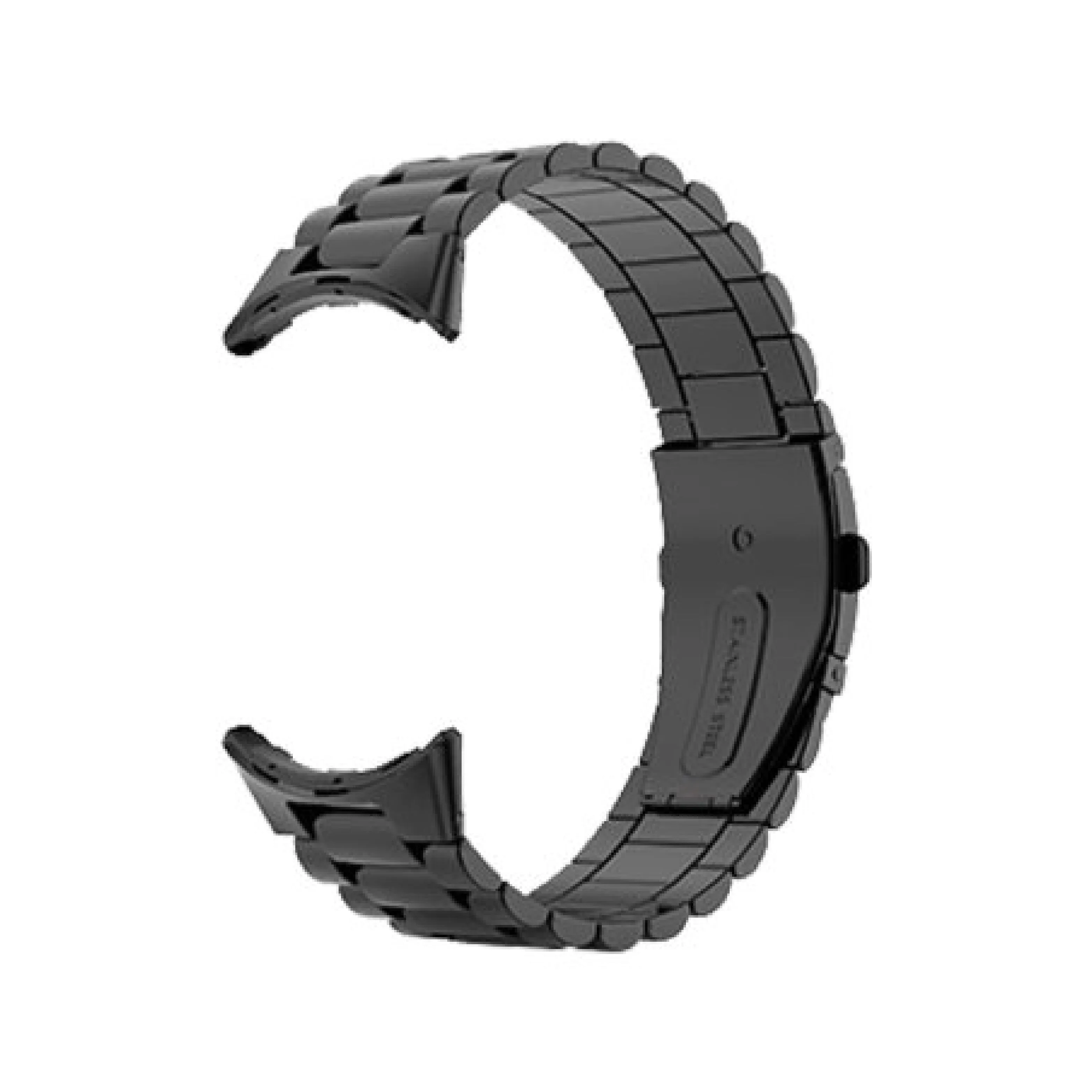 Black Metal Google Pixel Watch Strap