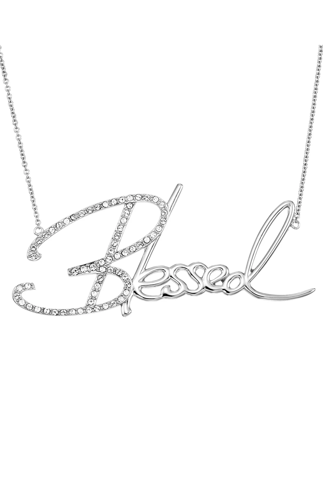 Blessed Nameplate Necklace