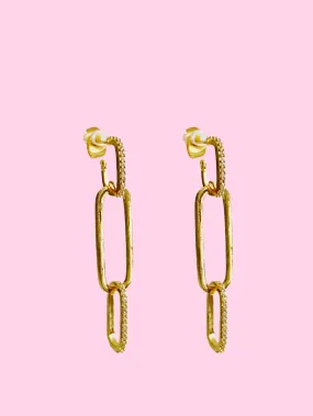 Blink Link Drop Earrings