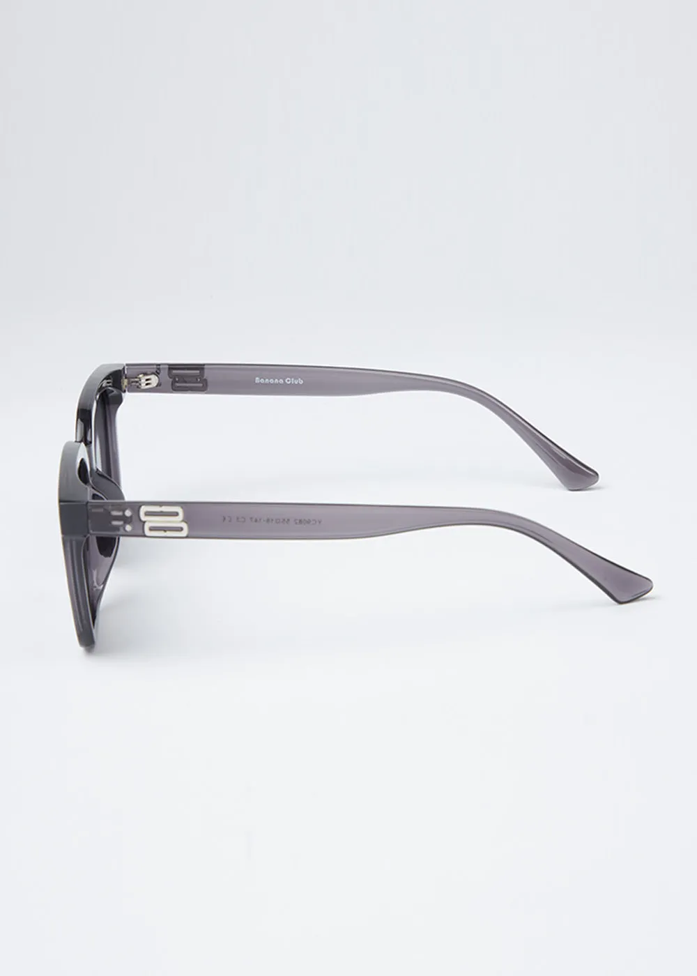 Bold Graphite Unisex Square Sunglasses