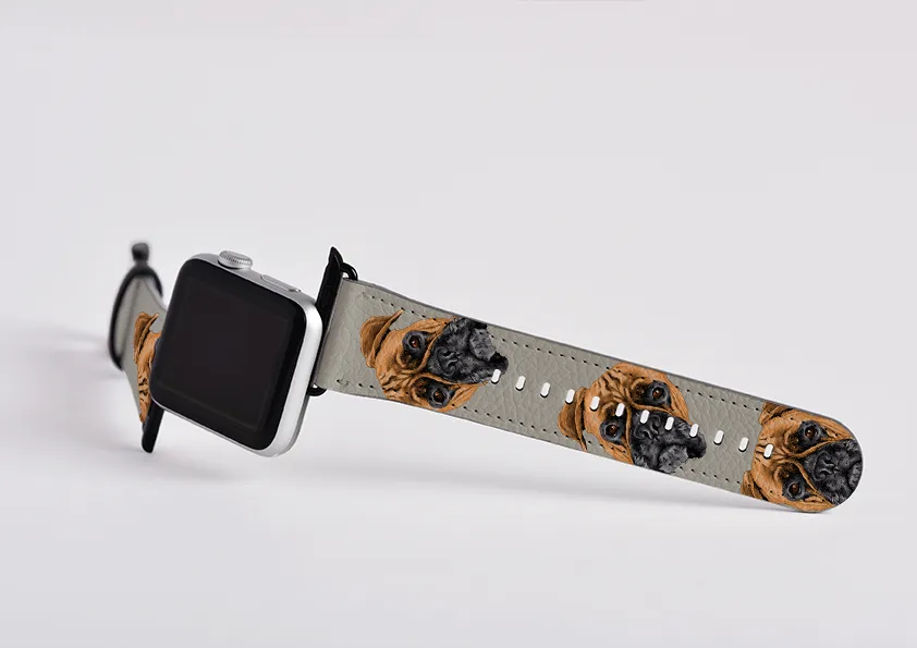 Boxer Grey Apple Watch Strap