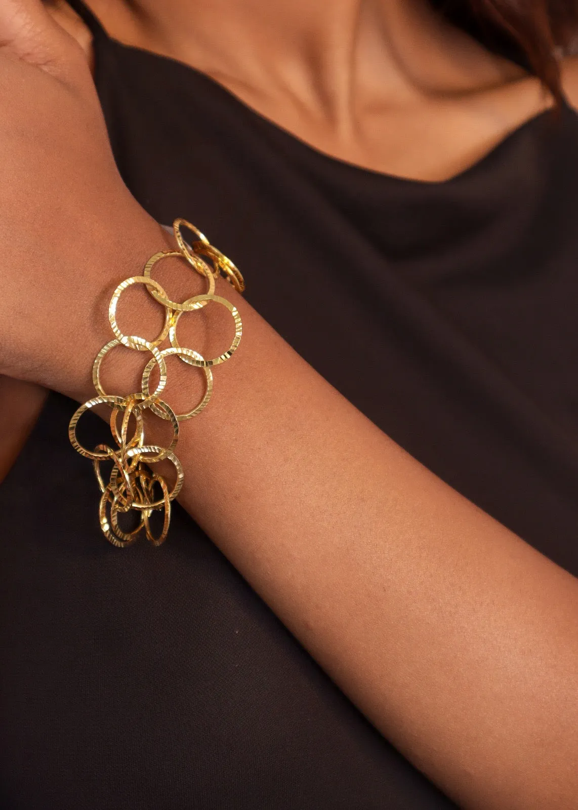 Brass - Cascade Bracelet