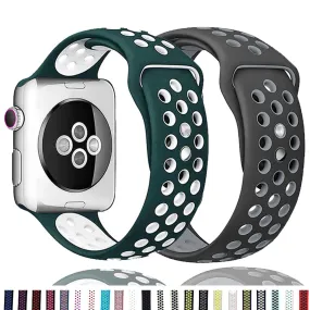 Breathable Silicone Strap For Apple Watch