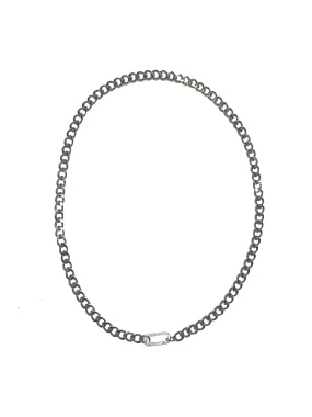 Carabiner Necklace - Silver