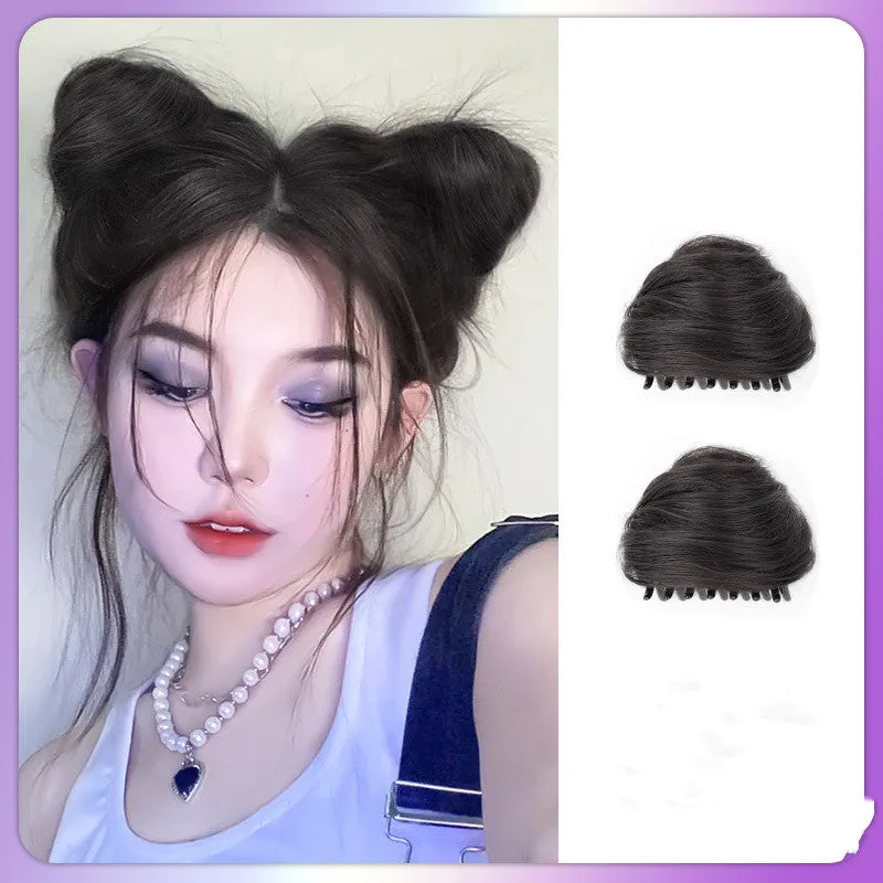 Cat Ear Fluffy Wig   Necklace  KF82952