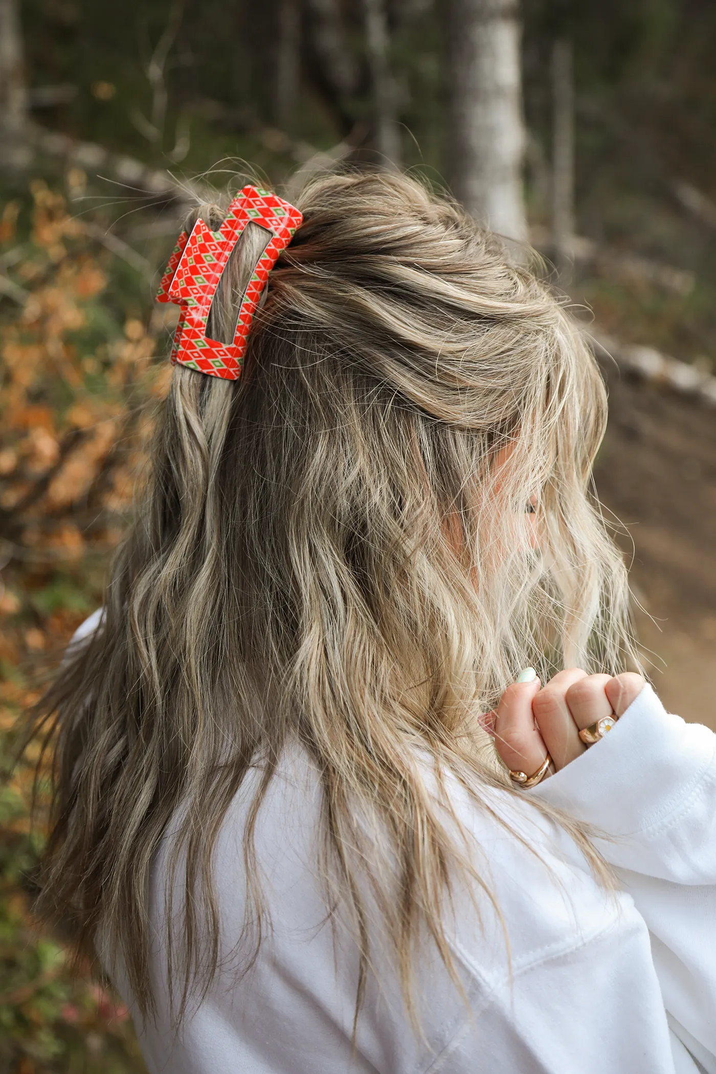 Christmas Holiday Hair Claw Clips