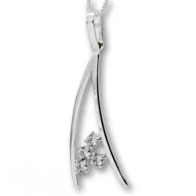 Cubic Zirconia Drop Pendant - 174684