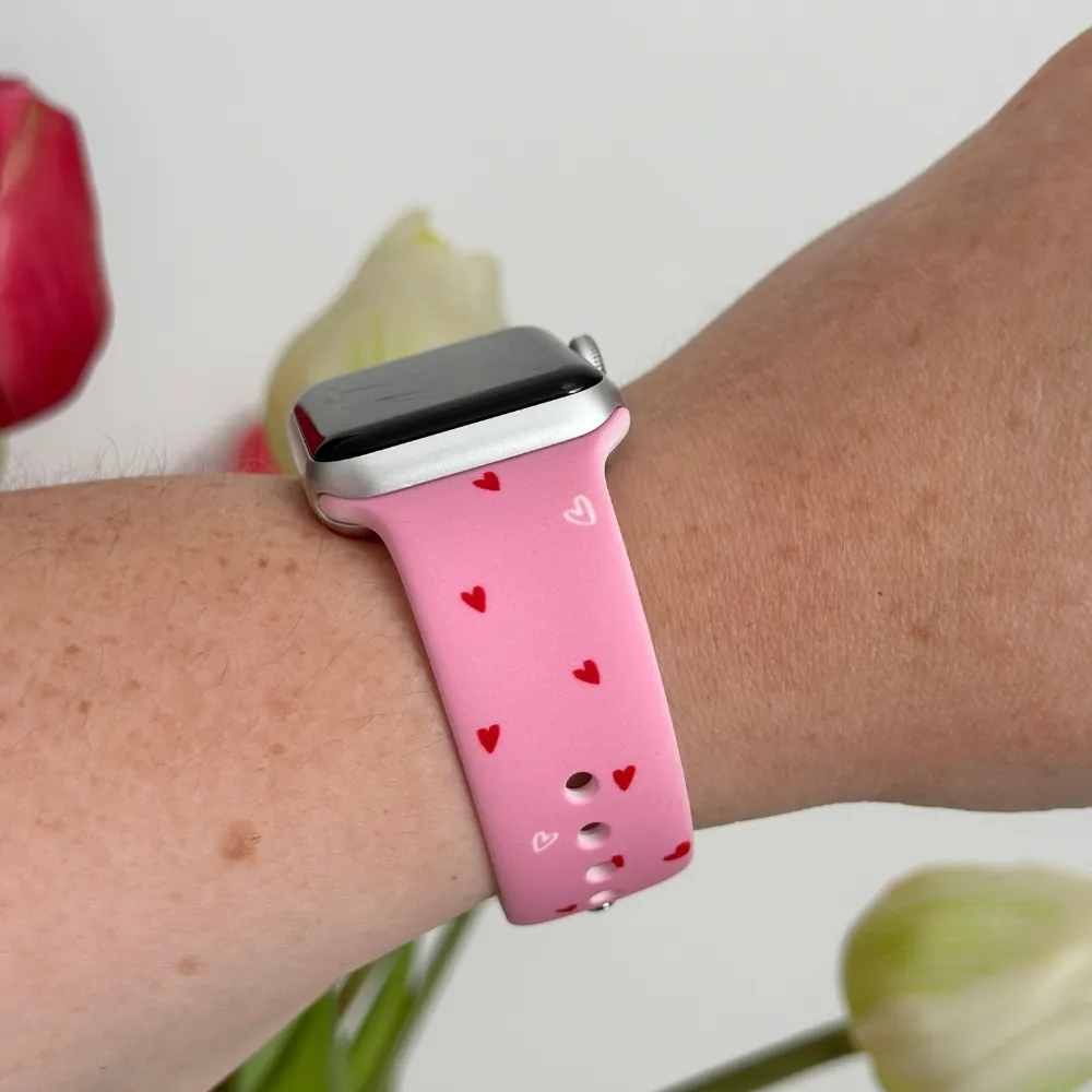 Cute Hearts Apple Watch Strap