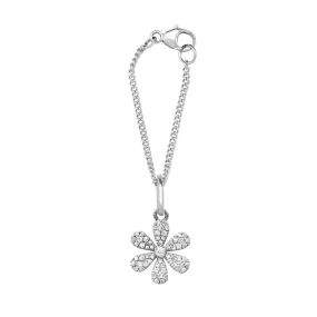 Diamond Daisy Watch Charm Bracelet