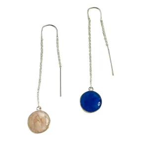 Dune Jewelry Sandglobe Earrings - Long - Two Element