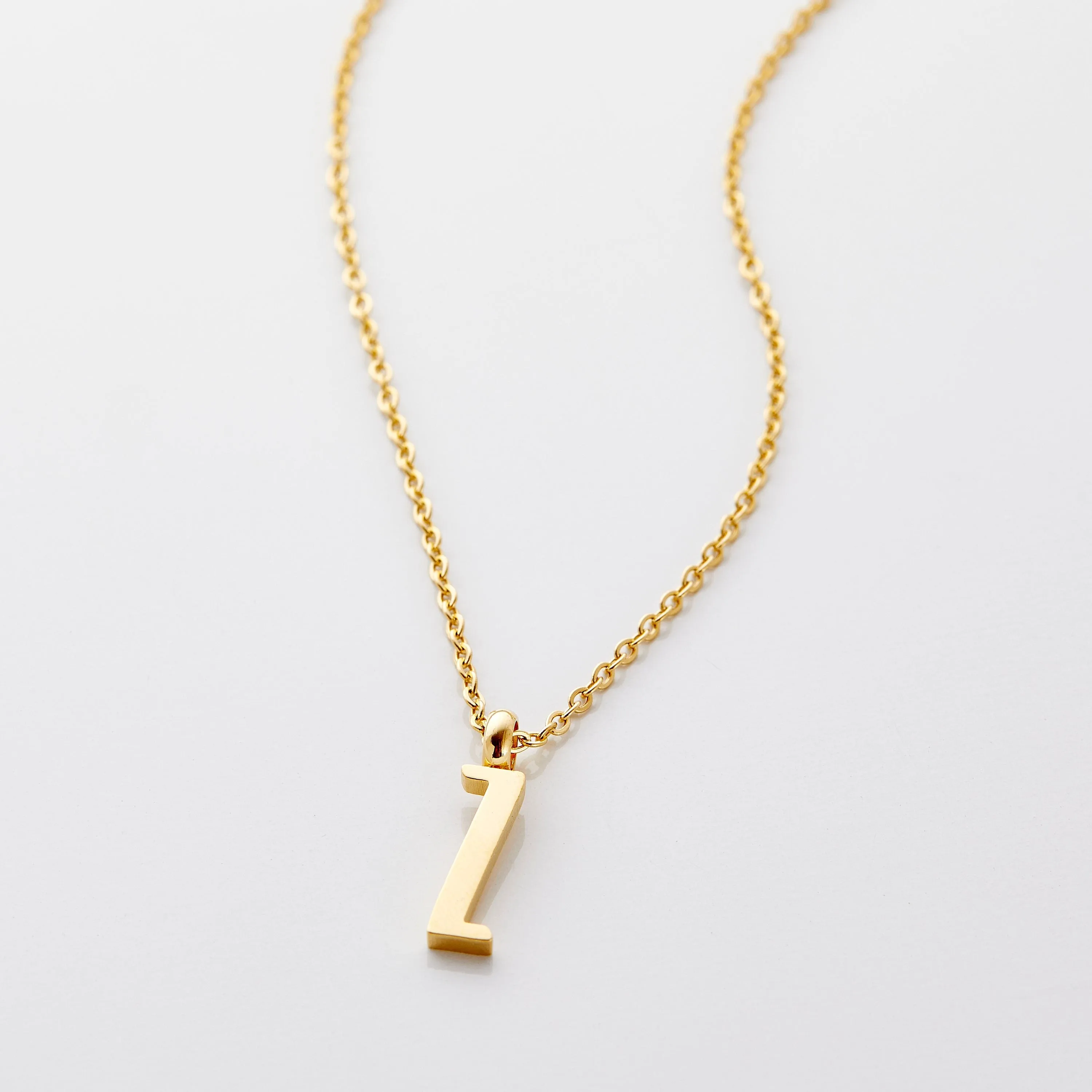 English Letter Necklace