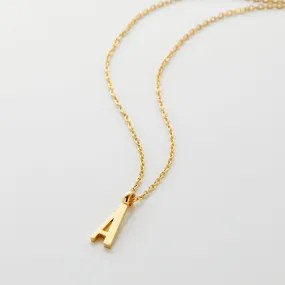 English Letter Necklace