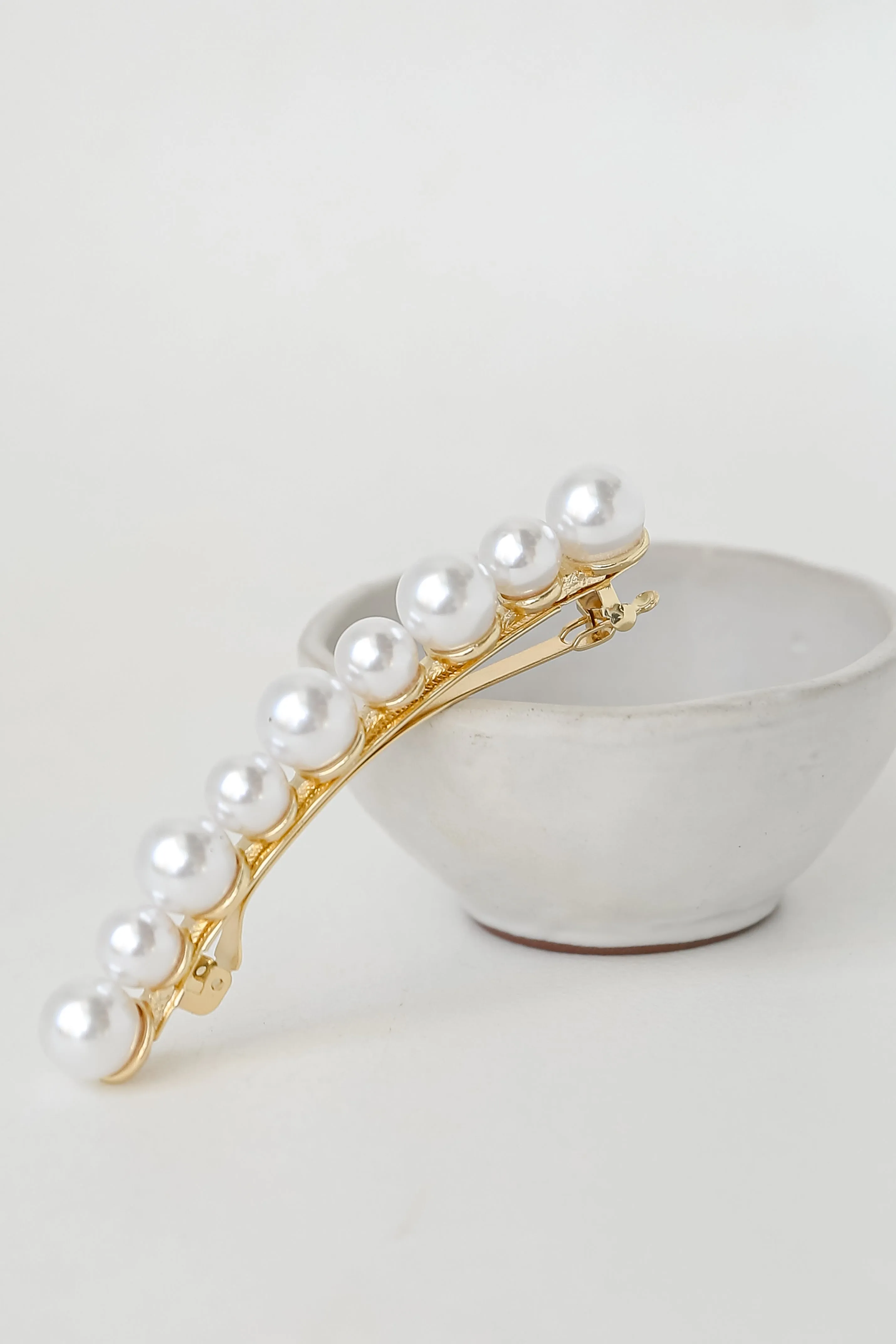 FINAL SALE - Ava Pearl Hair Clip