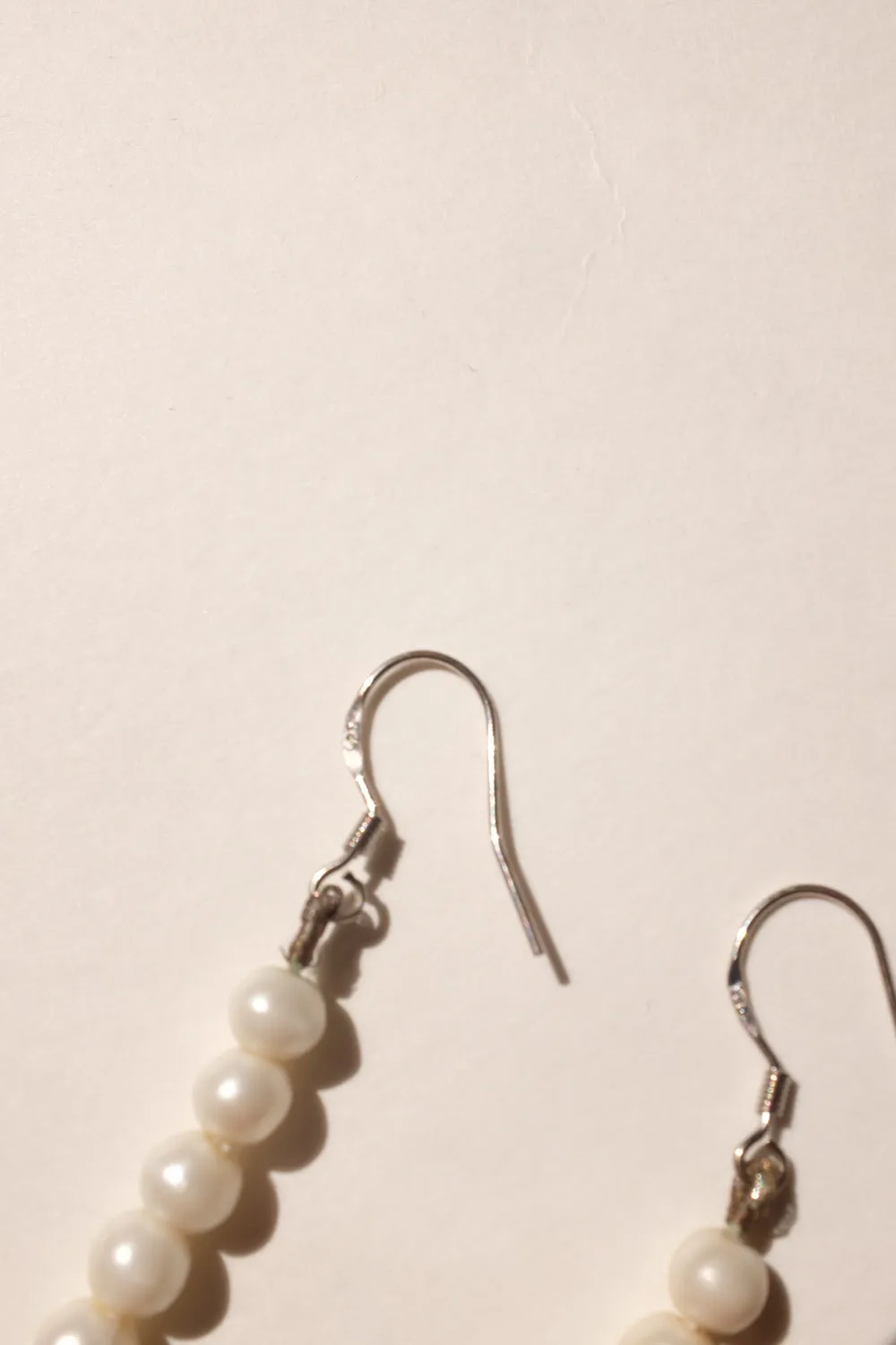 FINE LONG DROP PEARL VINTAGE EARRINGS