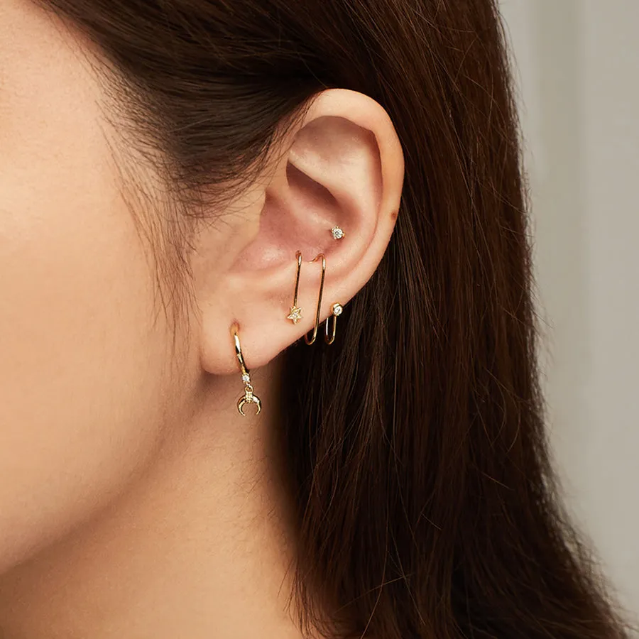 In The Star Gold Ear Cuff