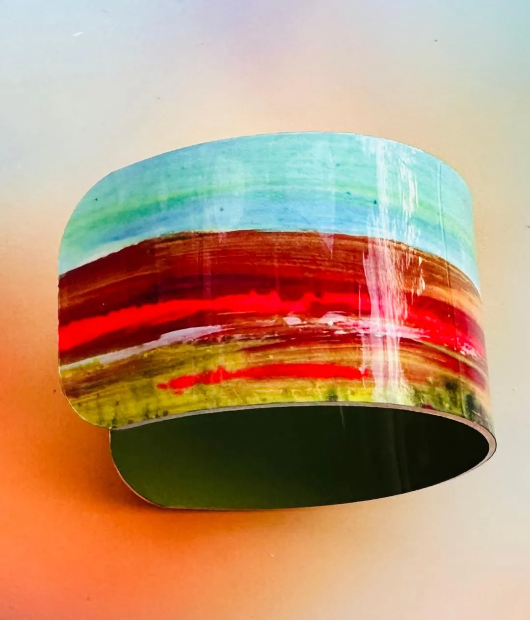 Jane Glue "Wild Flower Field" Cuff Bangle