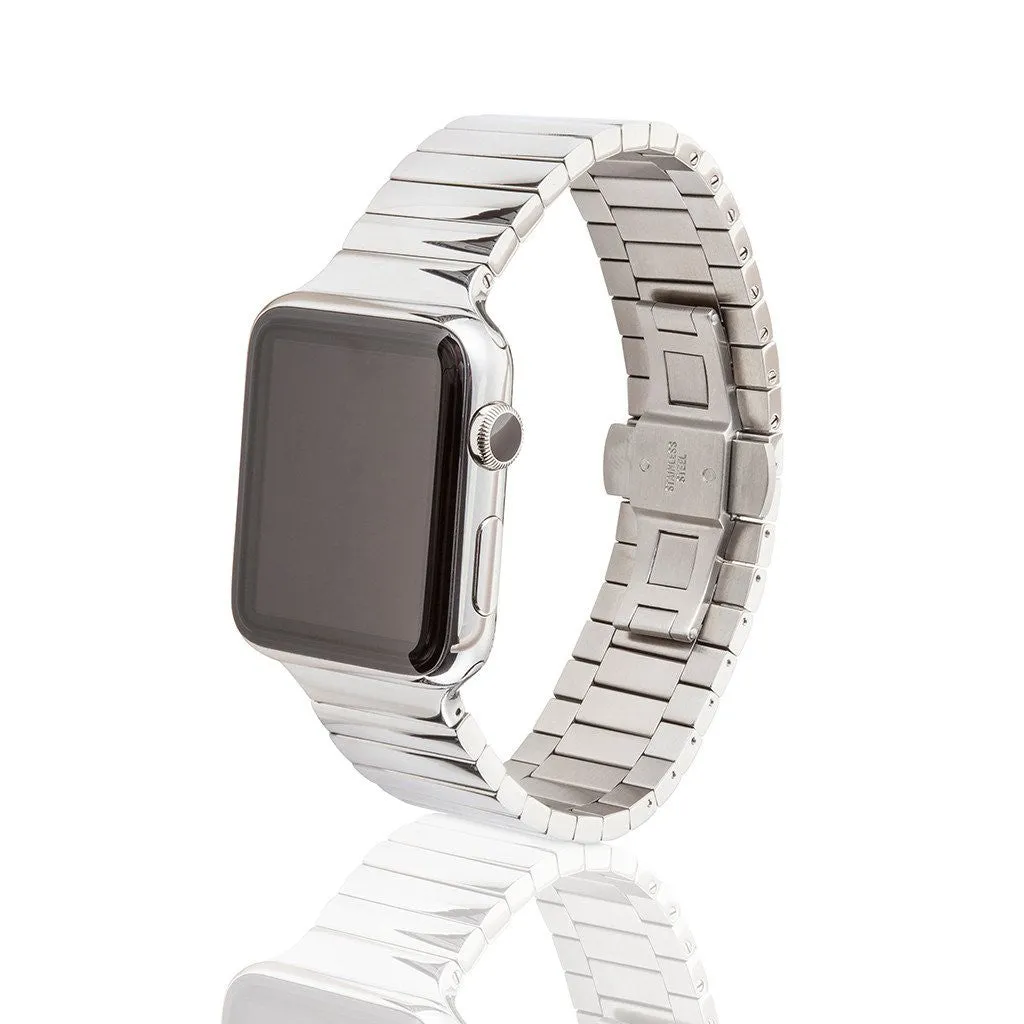 Juuk Polished Silver Revo Apple Watch Band