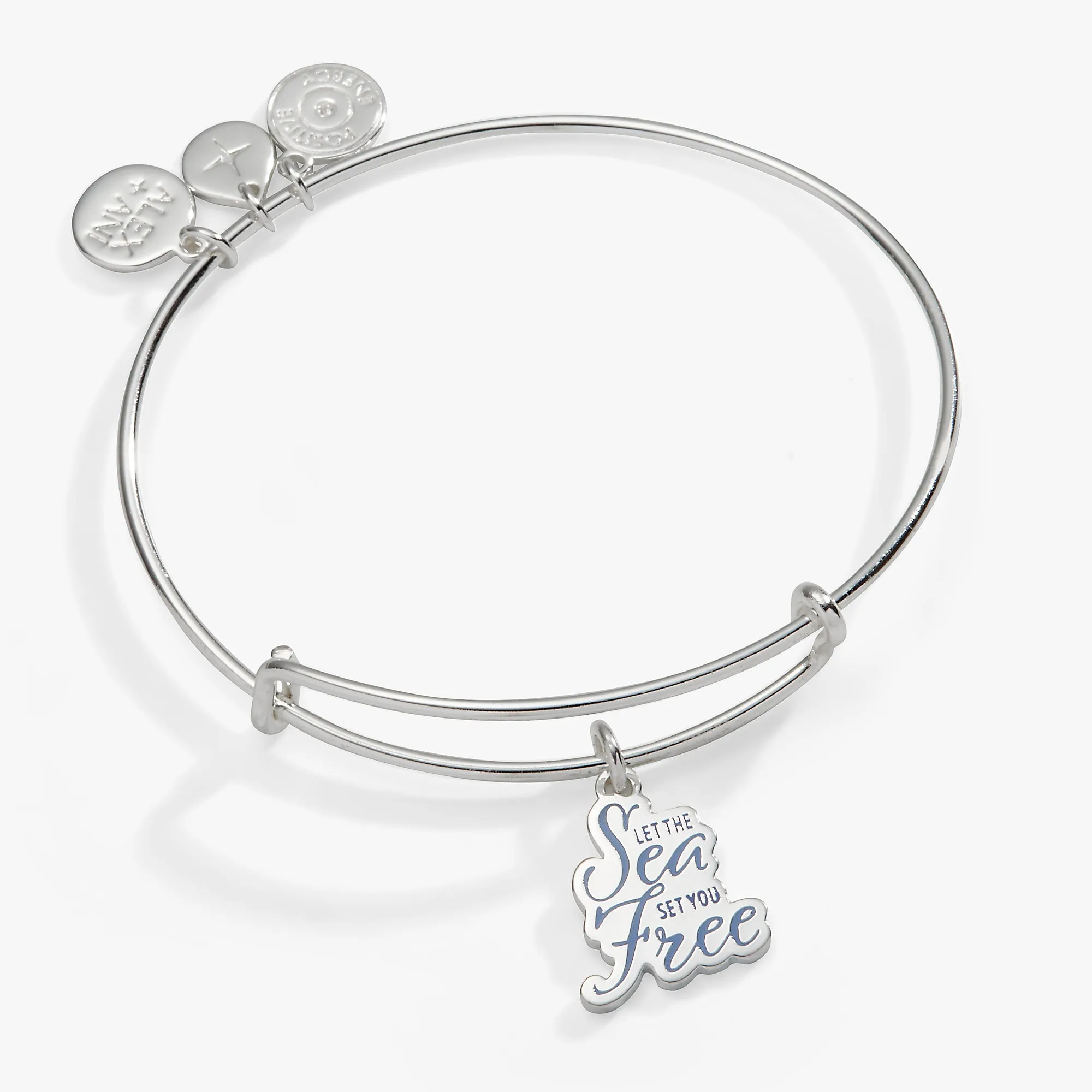 'Let the Sea Set You Free' Charm Bangle