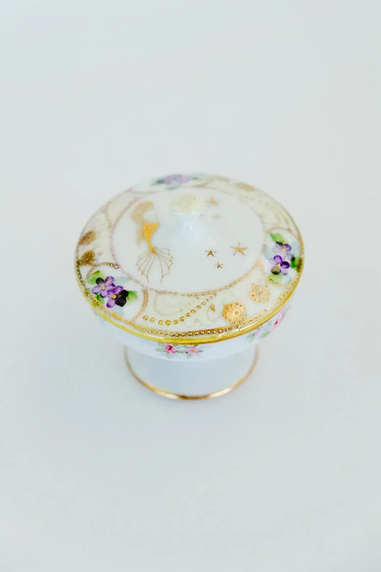 Lidded Jewelry Trinket Dish