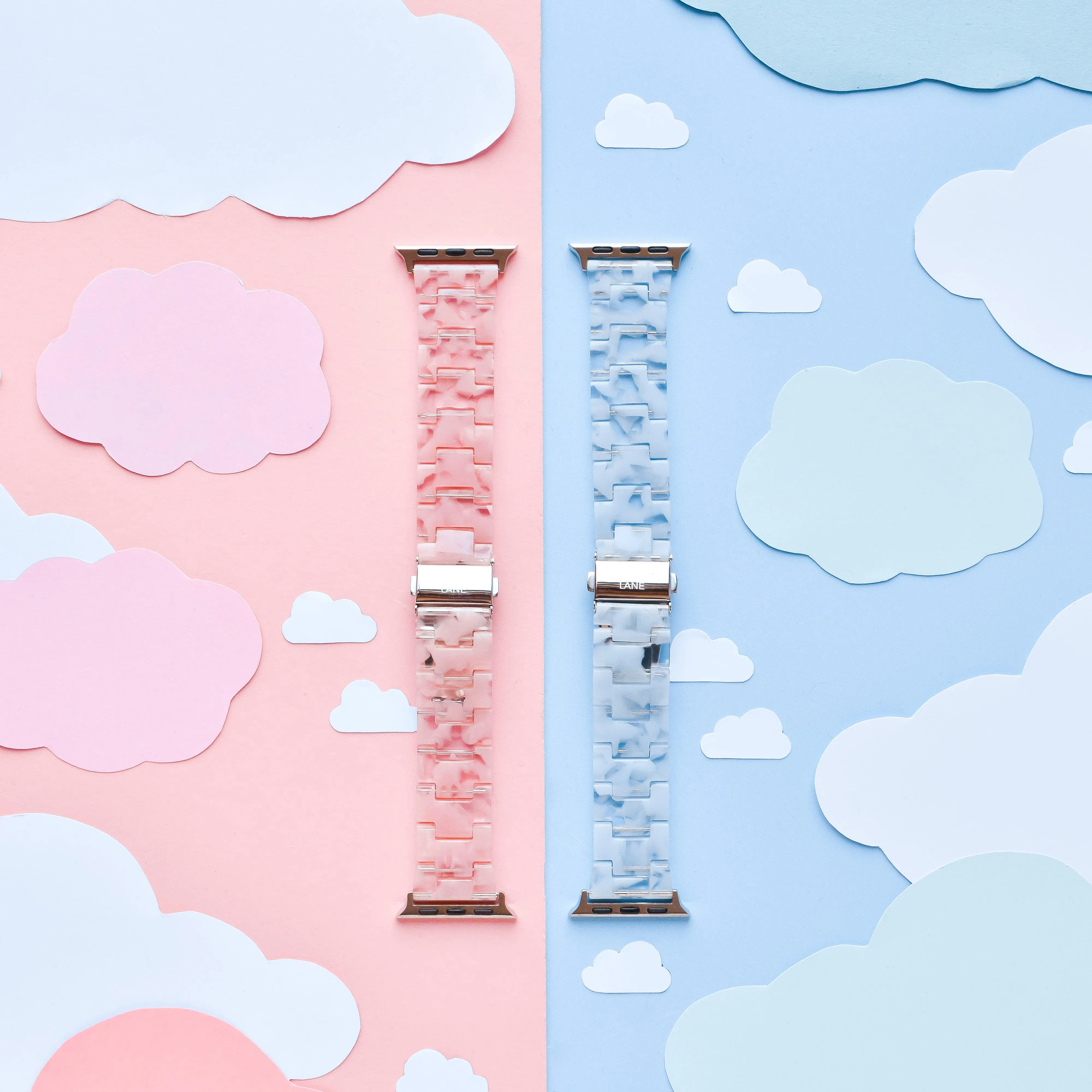 Luxe Blue Clouds Apple Watch Strap