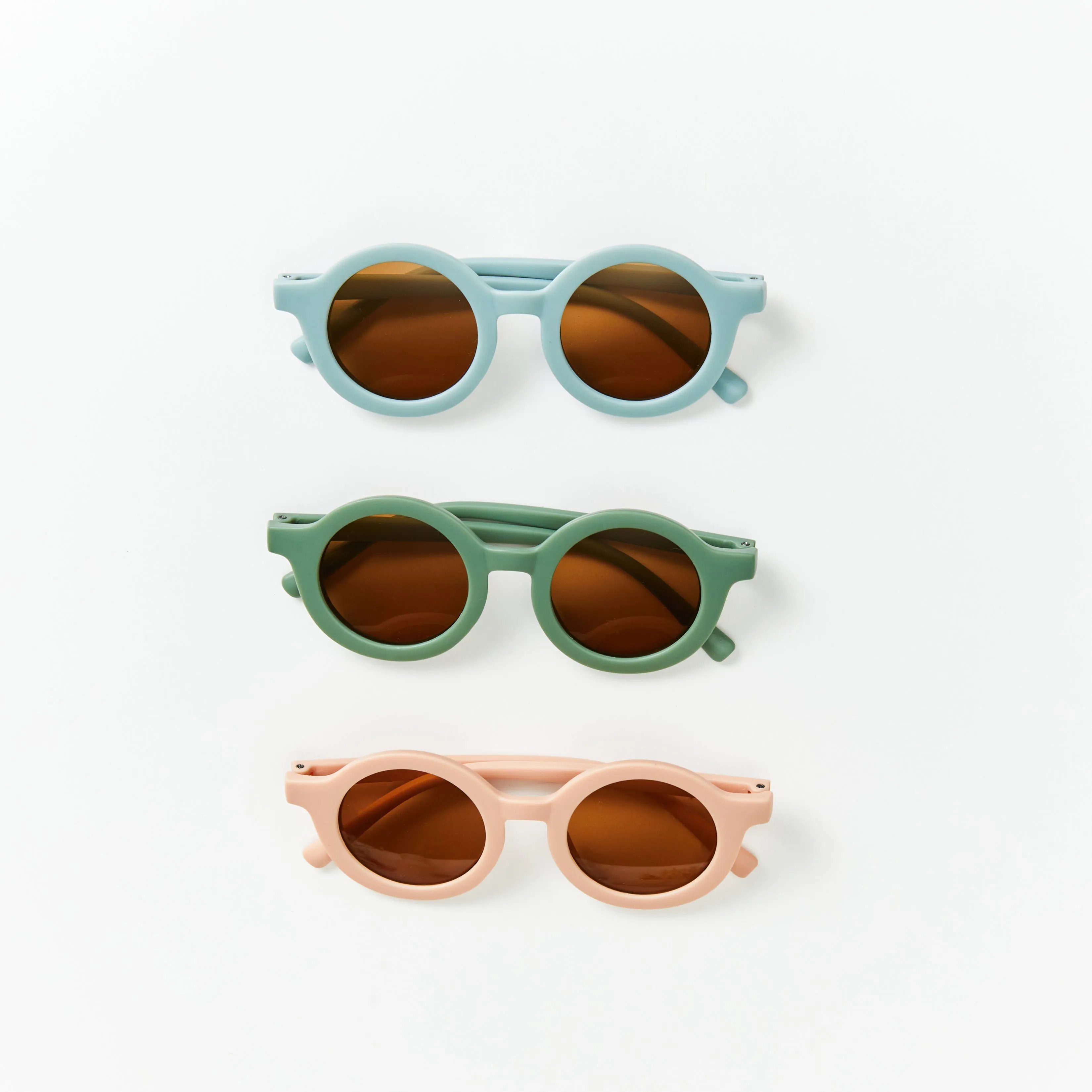 Matte Ivory Ava Baby Sunglasses