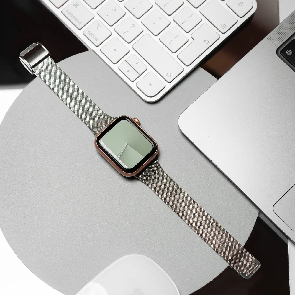 Milanese Apple Watch Strap - Silver