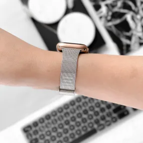 Milanese Apple Watch Strap - Silver