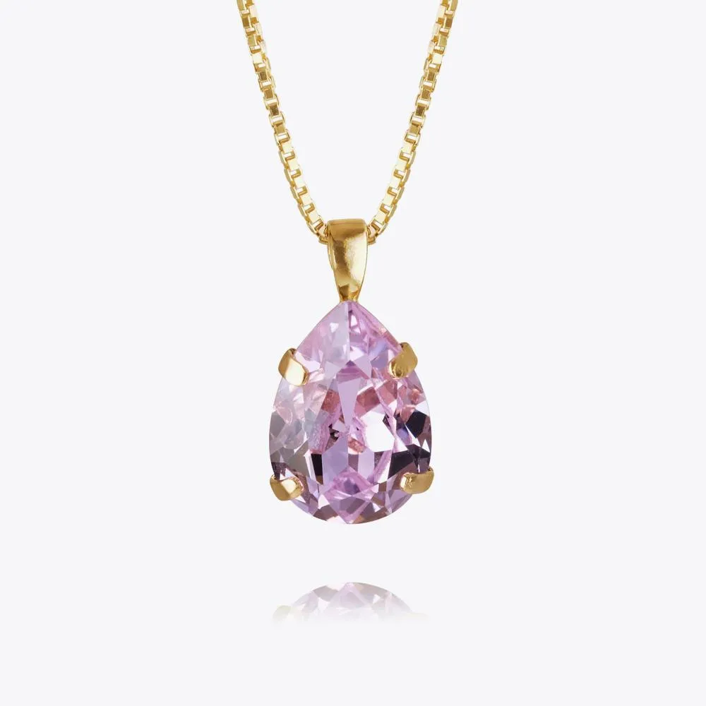 Mini Drop Necklace / Violet