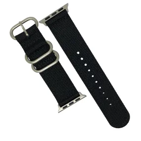 Nylon Zulu Strap in Black (Apple Watch)