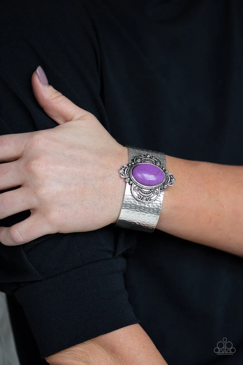 Paparazzi Bracelet ~ Yes I CANYON - Purple Cuff Bracelet