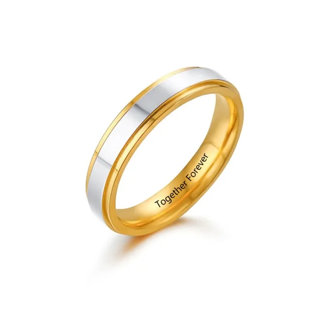 Personalized Jewelry Gold-color Ring